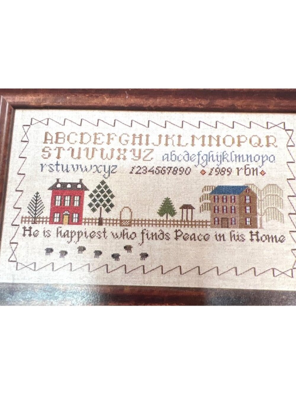 The Needl Love Company Greenwillow Sampler Cross Stitch Pattern
